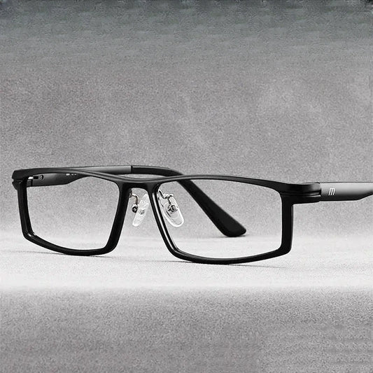 Men's Browline Full Rim Titanium Prescription Glasses 262701 — view 1 | Rx Spectacle