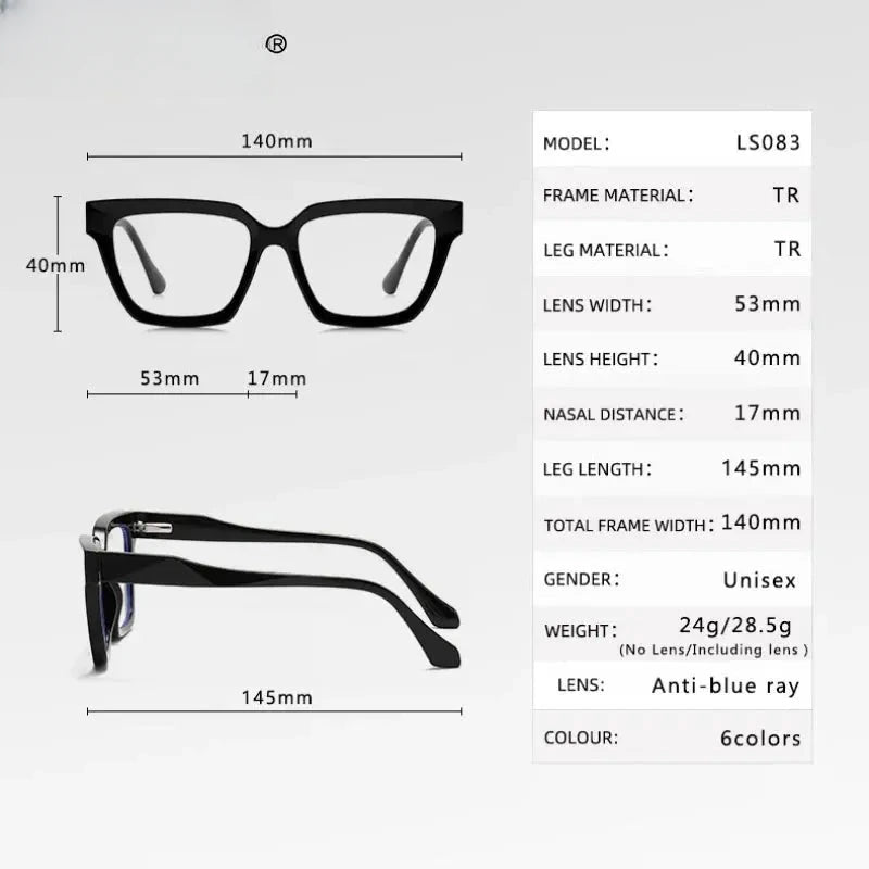 Women's Cat Eye Full Rim TR90 Reading Glasses 606083 — view 2 | Rx Spectacle