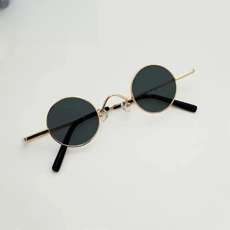 Unisex Round Full Rim Alloy Prescription Glasses 3836 — view 6 | Rx Spectacle