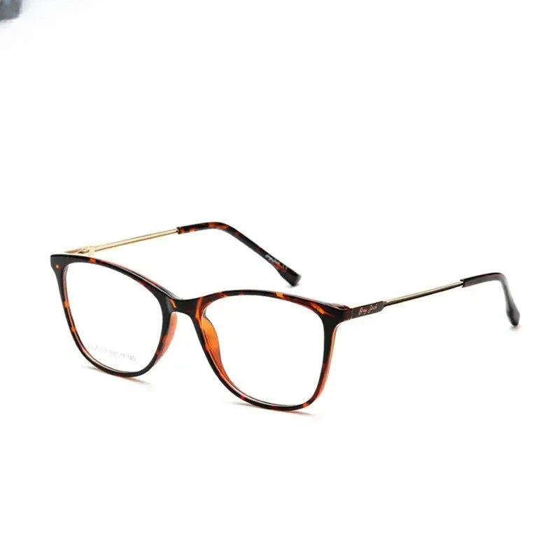 Women's Cat Eye Full Rim TR90 Prescription Glasses 670011 — view 6 | Rx Spectacle