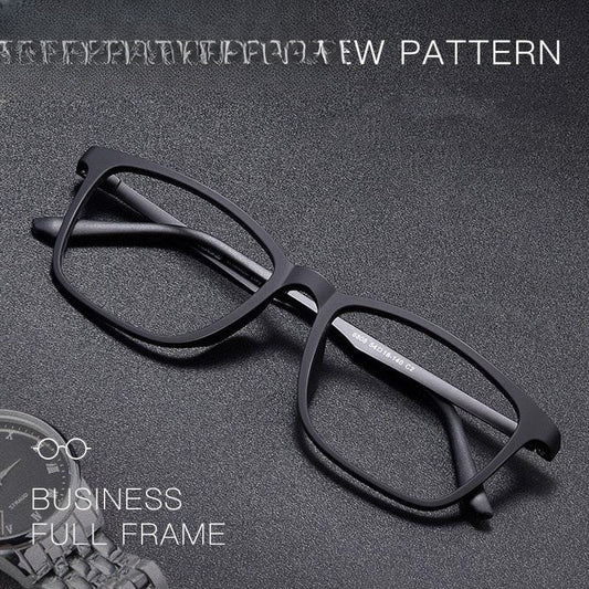 Men's Square Full Rim Titanium Prescription Glasses Y8808 — view 1 | Rx Spectacle