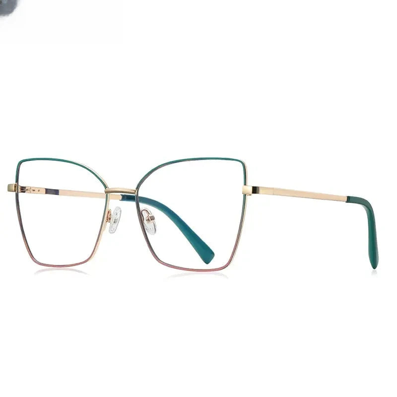 Unisex Butterfly Full Rim Titanium Reading Glasses 3086 — view 11 | Rx Spectacle