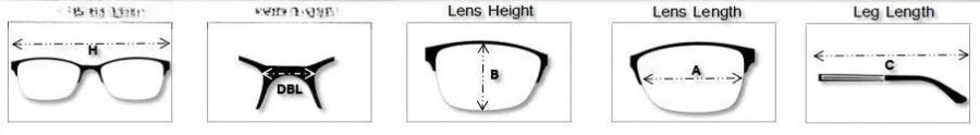 Unisex Square Full Rim Titanium Reading Glasses 1356 — view 3 | Rx Spectacle