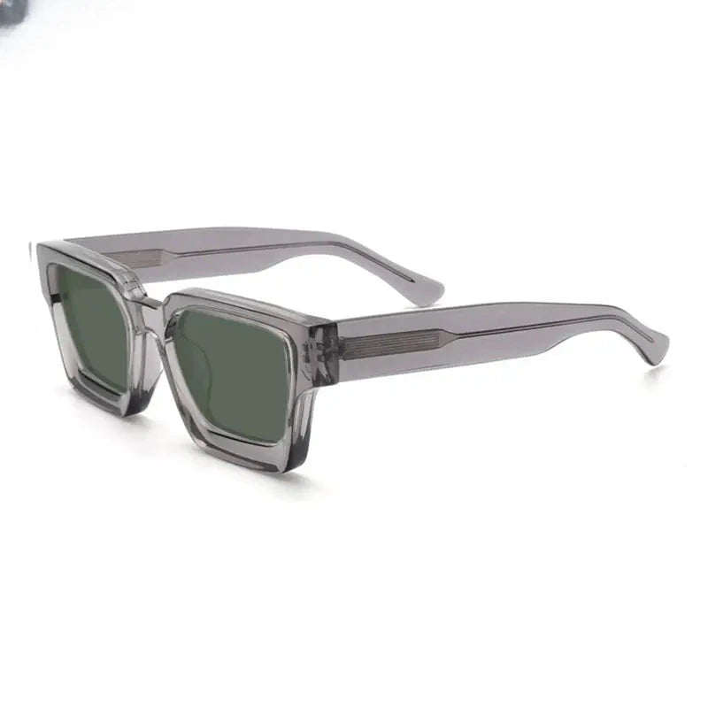 Unisex Square Full Rim Acetate Prescription Glasses Mo19 — view 25 | Rx Spectacle