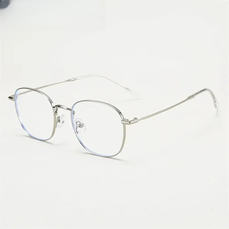 Women's Oval Full Rim Alloy Prescription Glasses 70168 — view 3 | Rx Spectacle