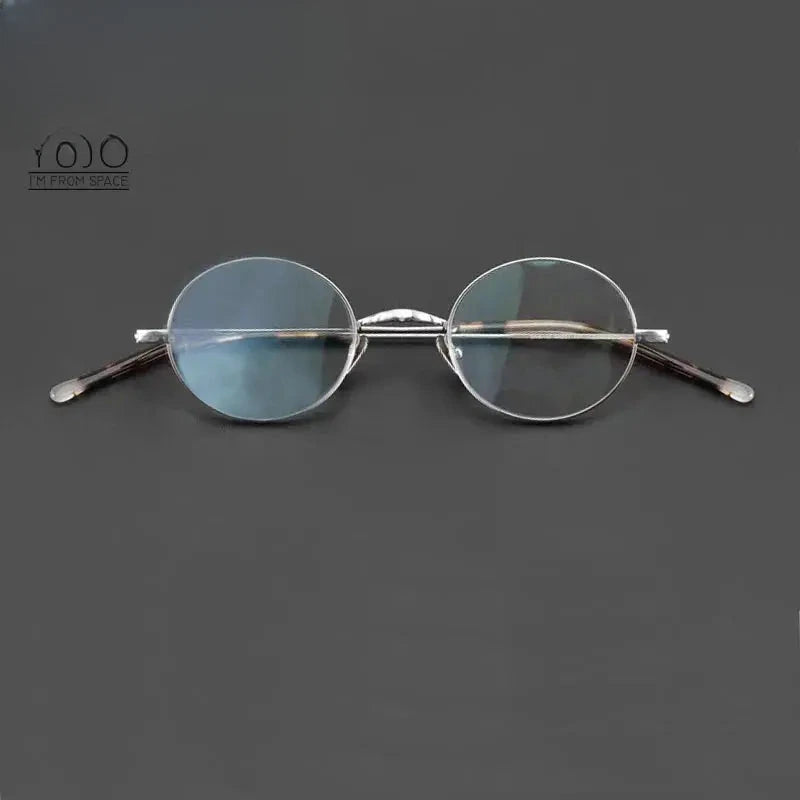 Unisex Oval Full Rim Titanium Prescription Glasses 563143 — view 1 | Rx Spectacle
