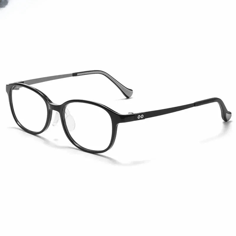 Unisex Square Full Rim Titanium Prescription Glasses 896005 — view 7 | Rx Spectacle