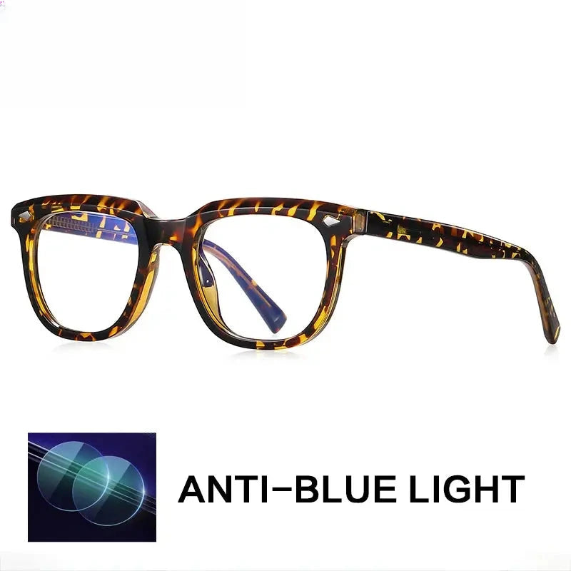 Unisex Square Full Rim Titanium Reading Glasses Gxyj2121 — view 4 | Rx Spectacle