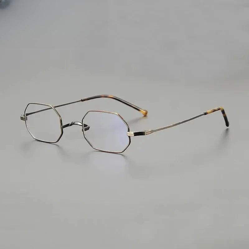 Women's Polygon Full Rim Titanium Prescription Glasses 13532 — view 1 | Rx Spectacle