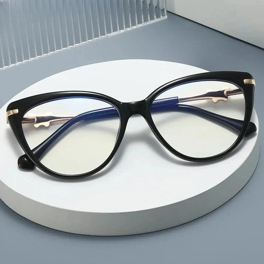 Women's Cat Eye Full Rim TR90 Prescription Glasses 823005 — view 1 | Rx Spectacle