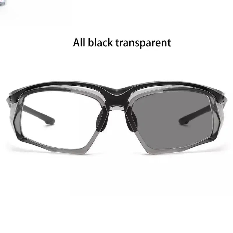 Unisex Square Full Rim TR90 Sports Glasses — view 7 | Rx Spectacle