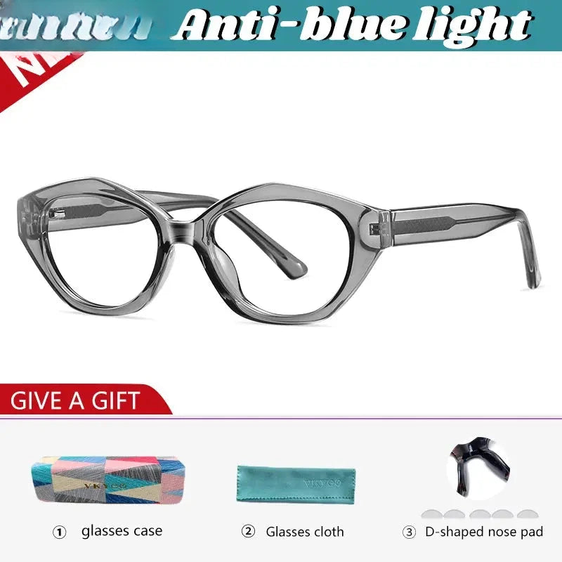 Unisex Oval Full Rim Titanium Reading Glasses 97029 — view 6 | Rx Spectacle