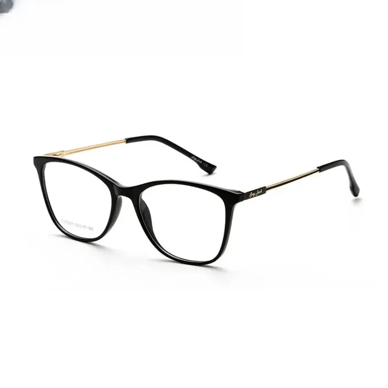 Women's Cat Eye Full Rim TR90 Prescription Glasses 670011 — view 4 | Rx Spectacle