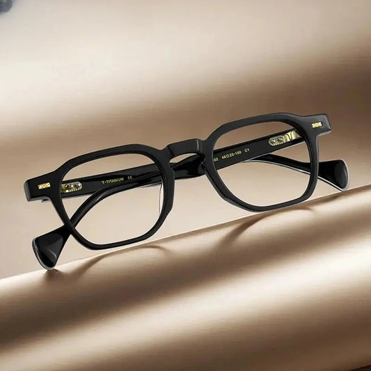 Women's Polygon Full Rim Titanium Prescription Glasses 926002 — view 1 | Rx Spectacle