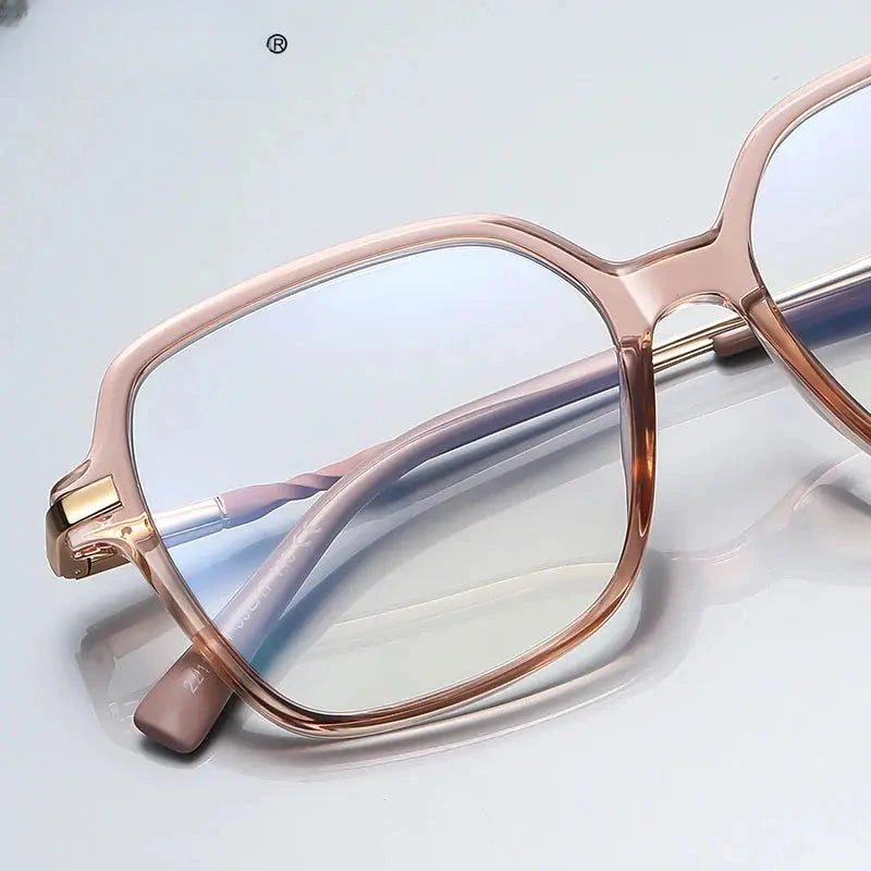 Women's Polygon Full Rim TR90 Reading Glasses 2211 — view 2 | Rx Spectacle
