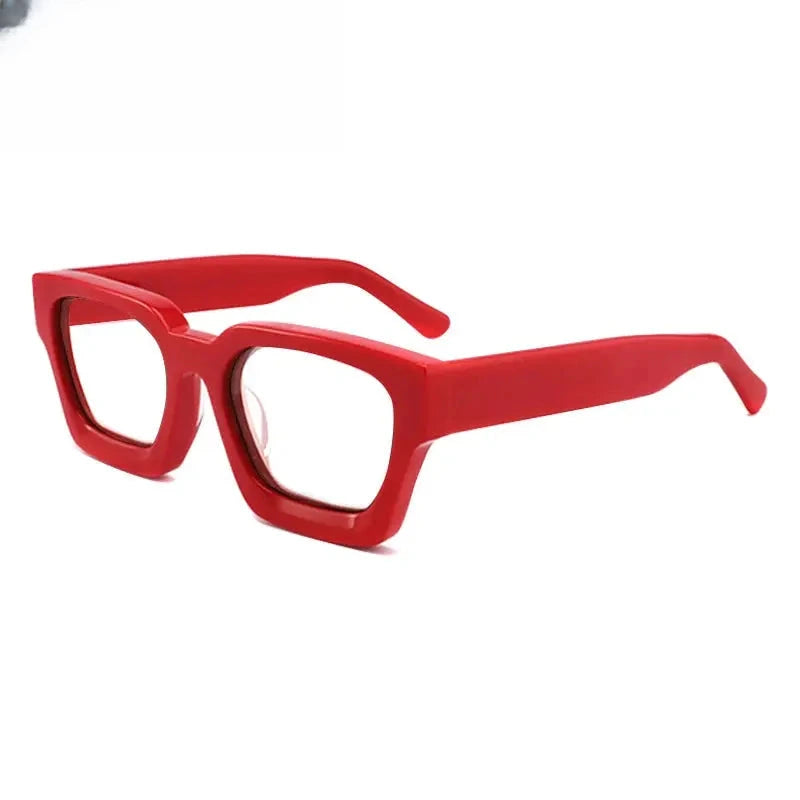 Unisex Square Full Rim Acetate Prescription Glasses Gxyj1472 — view 13 | Rx Spectacle