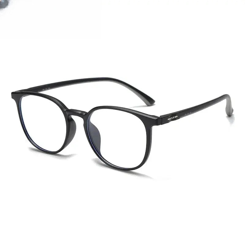 Women's Round Full Rim Titanium Prescription Glasses 81364 — view 4 | Rx Spectacle