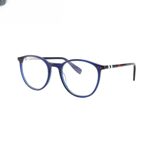 Unisex Round Full Rim Titanium Prescription Glasses 8019 — view 1 | Rx Spectacle