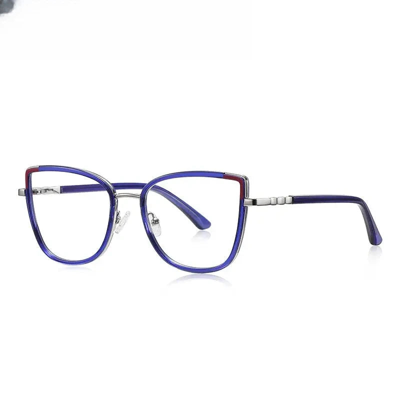Women's Cat Eye Full Rim TR90 Prescription Glasses 613131 — view 3 | Rx Spectacle
