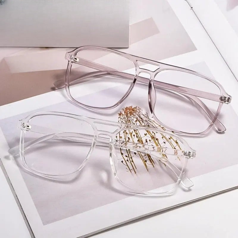 Unisex Full Rim TR90 Double Bridge Prescription Glasses D138 — view 1 | Rx Spectacle