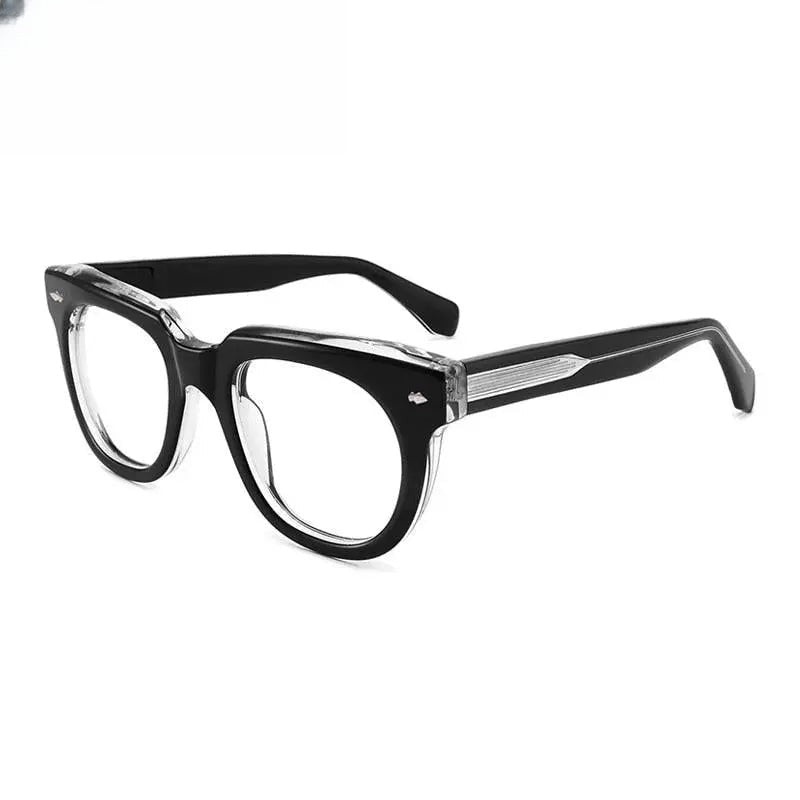 Unisex Square Full Rim Acetate Prescription Glasses Gxyj774 — view 3 | Rx Spectacle