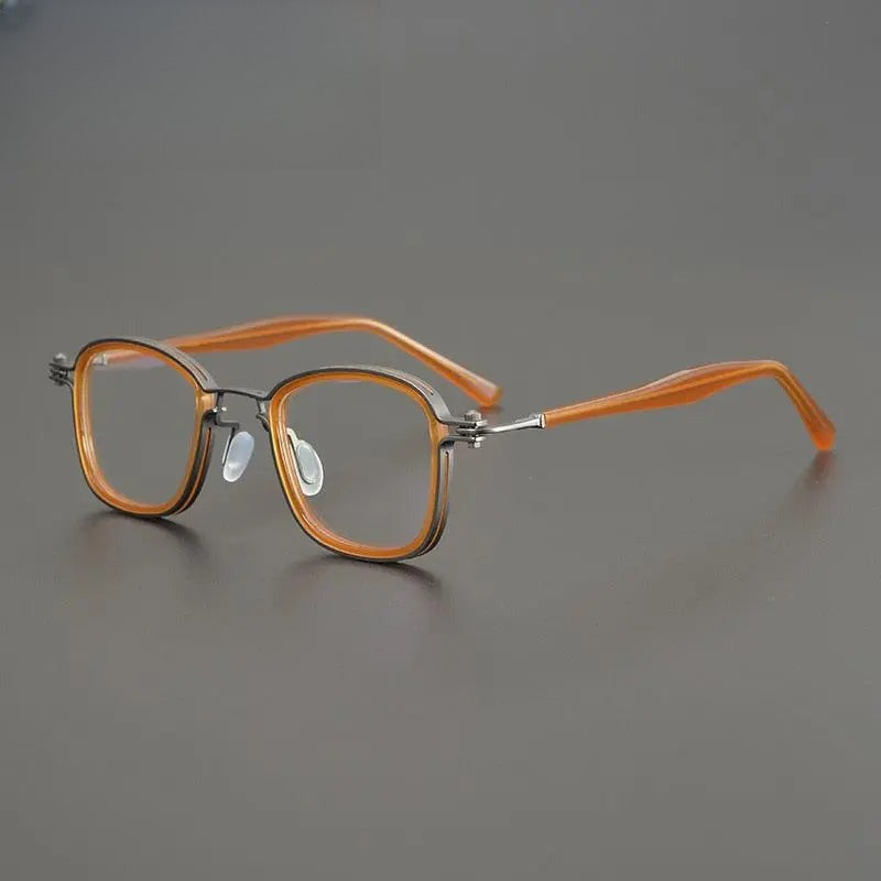 Unisex Square Full Rim Acetate Prescription Glasses Gxyj698 — view 10 | Rx Spectacle