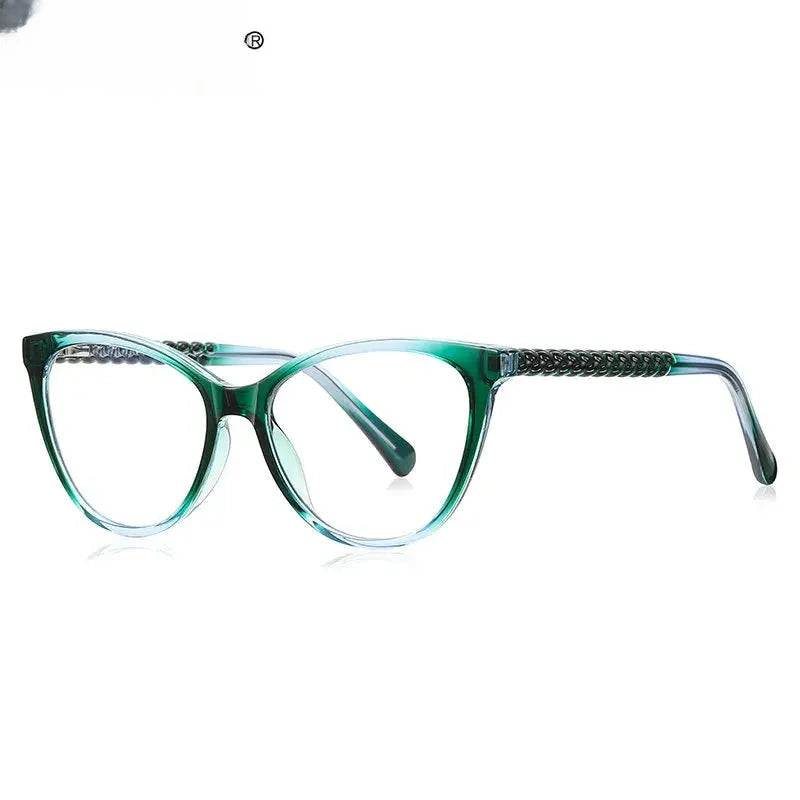 Unisex Cat Eye Full Rim TR90 Reading Glasses 2136 — view 3 | Rx Spectacle