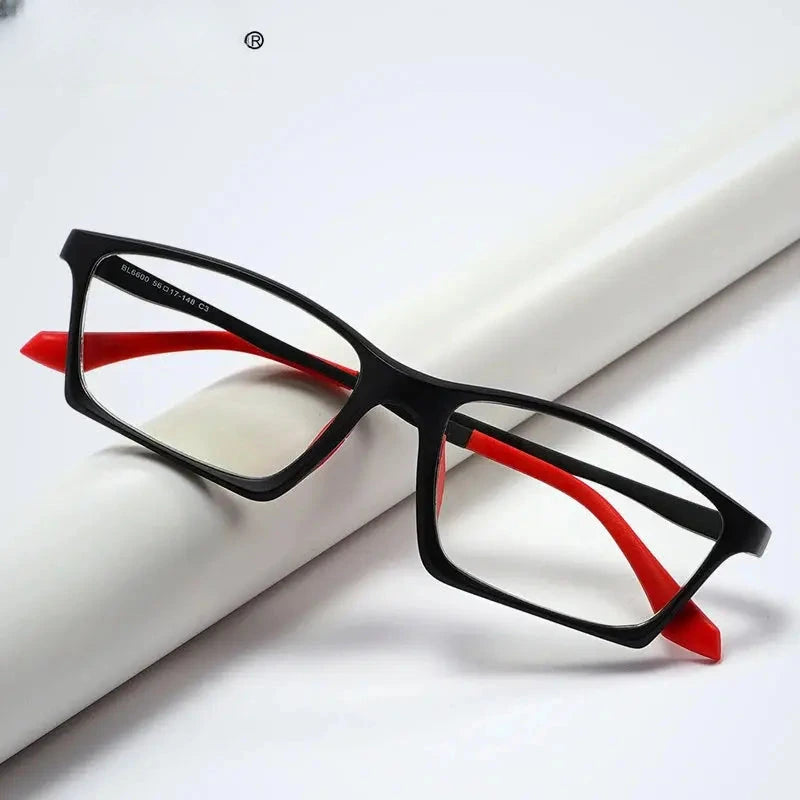 Men's Square Full Rim TR90 Reading Glasses 626600 — view 1 | Rx Spectacle