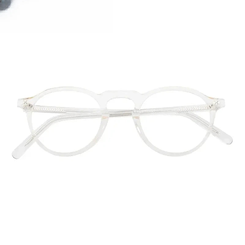 Women's Round Full Rim Acetate Prescription Glasses 37924 — view 5 | Rx Spectacle