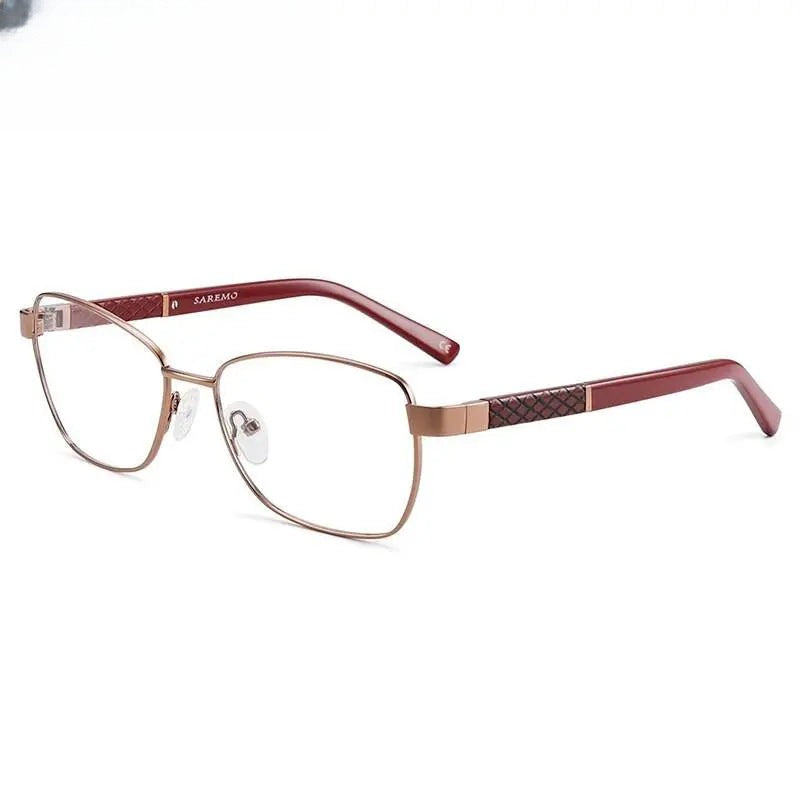 Women's Square Full Rim Acetate Prescription Glasses 7010 — view 10 | Rx Spectacle