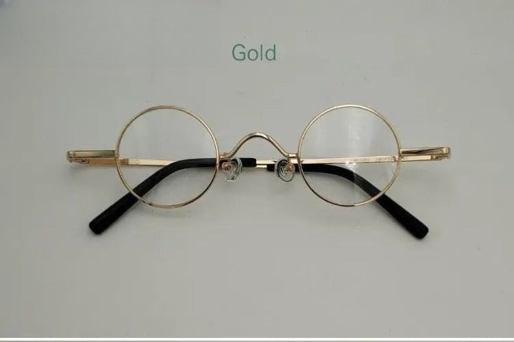 Unisex Round Full Rim Alloy Prescription Glasses 811001 — view 7 | Rx Spectacle