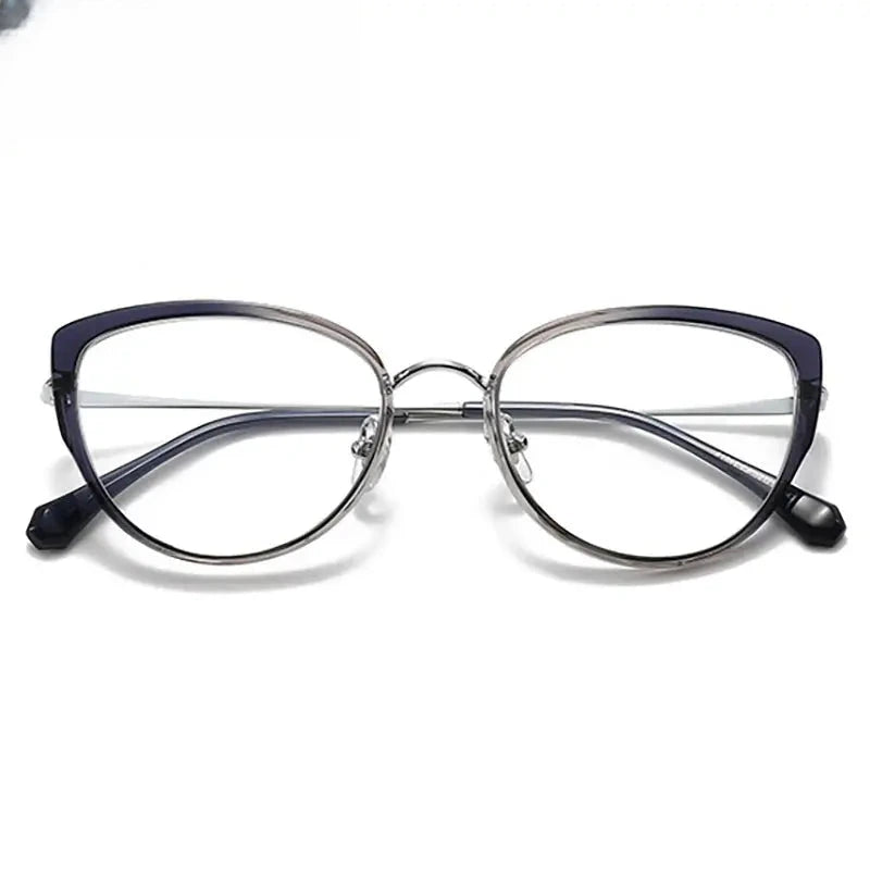 Women's Cat Eye Full Rim Acetate Prescription Glasses 441042 — view 10 | Rx Spectacle