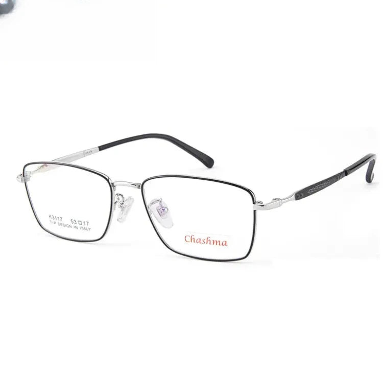Women's Polygon Full Rim Titanium Prescription Glasses 3117 — view 5 | Rx Spectacle