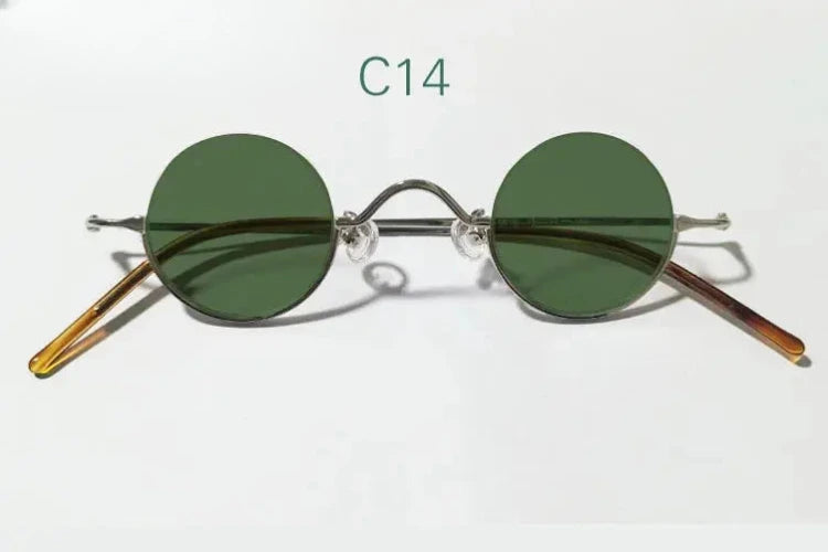 Women's Round Semi-Rimless Alloy Prescription Glasses 14130 — view 6 | Rx Spectacle