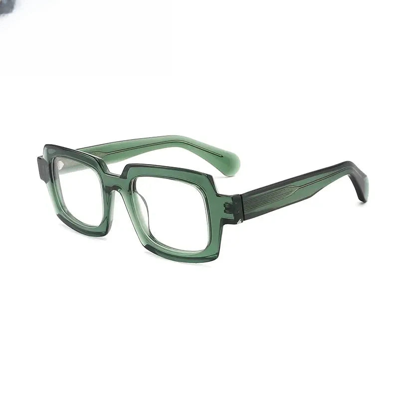 Unisex Square Full Rim Acetate Oversized Prescription Glasses G882219 — view 5 | Rx Spectacle