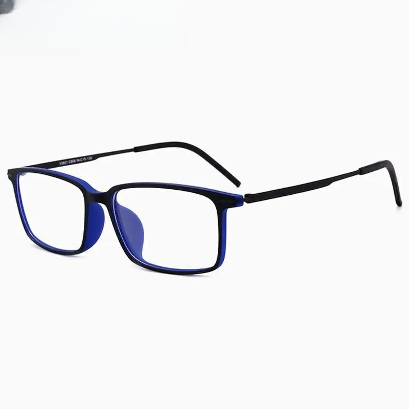 Unisex Square Full Rim TR90 Prescription Glasses 2601 — view 3 | Rx Spectacle