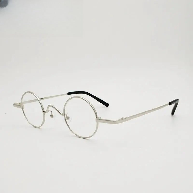 Unisex Round Full Rim Alloy Prescription Glasses 811001 — view 2 | Rx Spectacle