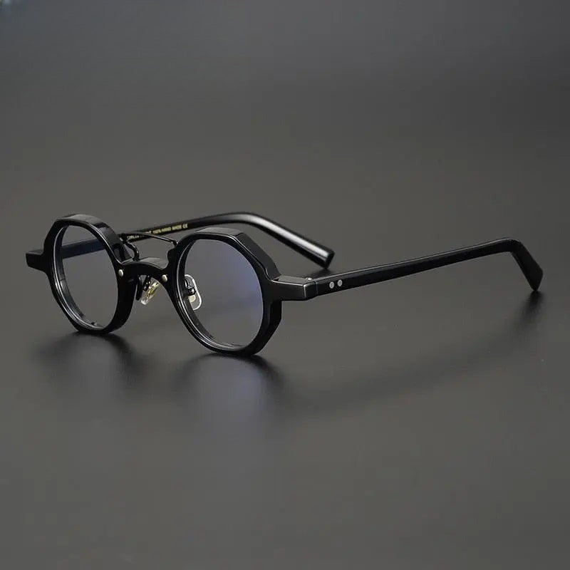 Unisex Round Full Rim Acetate Double Bridge Prescription Glasses Gxyj706 — view 1 | Rx Spectacle