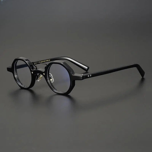 Unisex Round Full Rim Acetate Double Bridge Prescription Glasses Gxyj706 — view 1 | Rx Spectacle