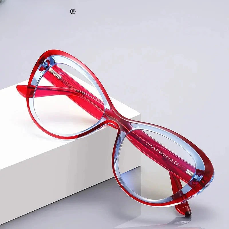 Women's Cat Eye Full Rim TR90 Reading Glasses 2173 — view 1 | Rx Spectacle