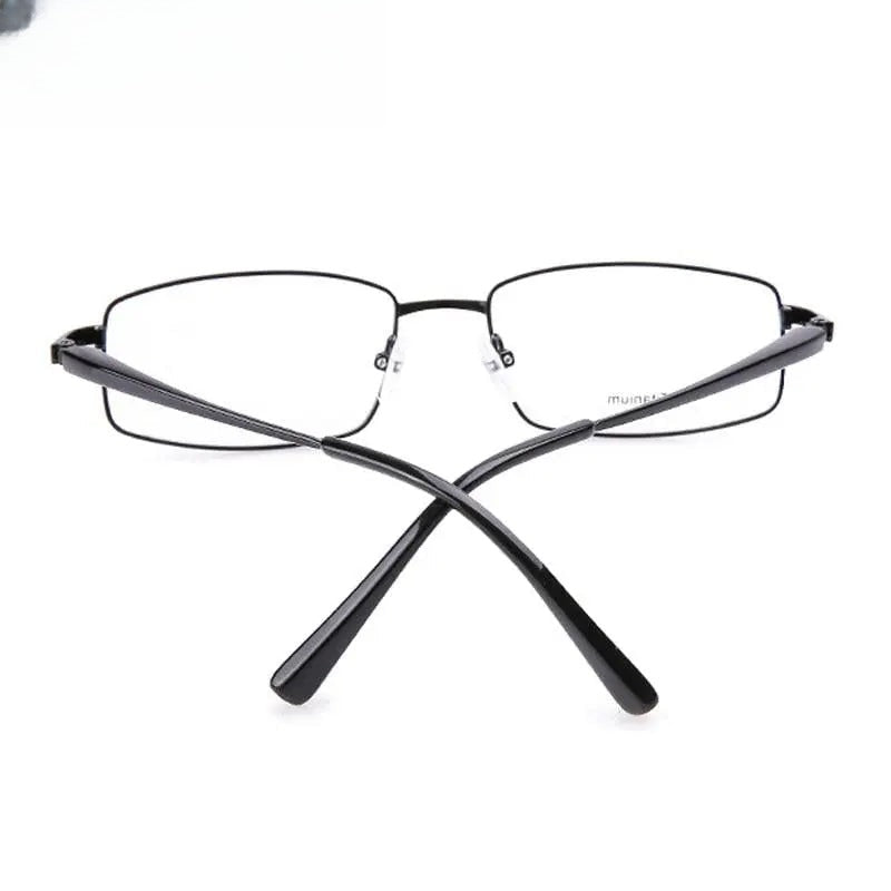 Unisex Square Full Rim Titanium Prescription Glasses Kr4755 — view 4 | Rx Spectacle
