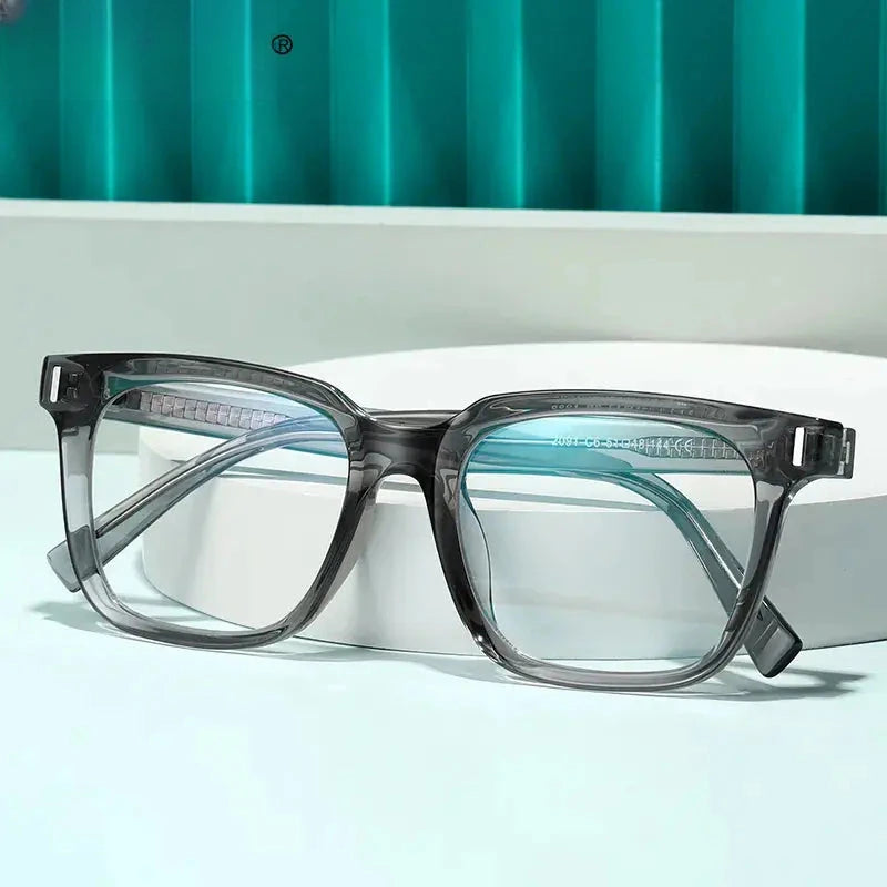 Unisex Square Full Rim Acetate Reading Glasses 2091 — view 1 | Rx Spectacle