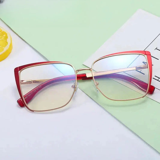 Women's Cat Eye Full Rim TR90 Prescription Glasses 795606 — view 1 | Rx Spectacle
