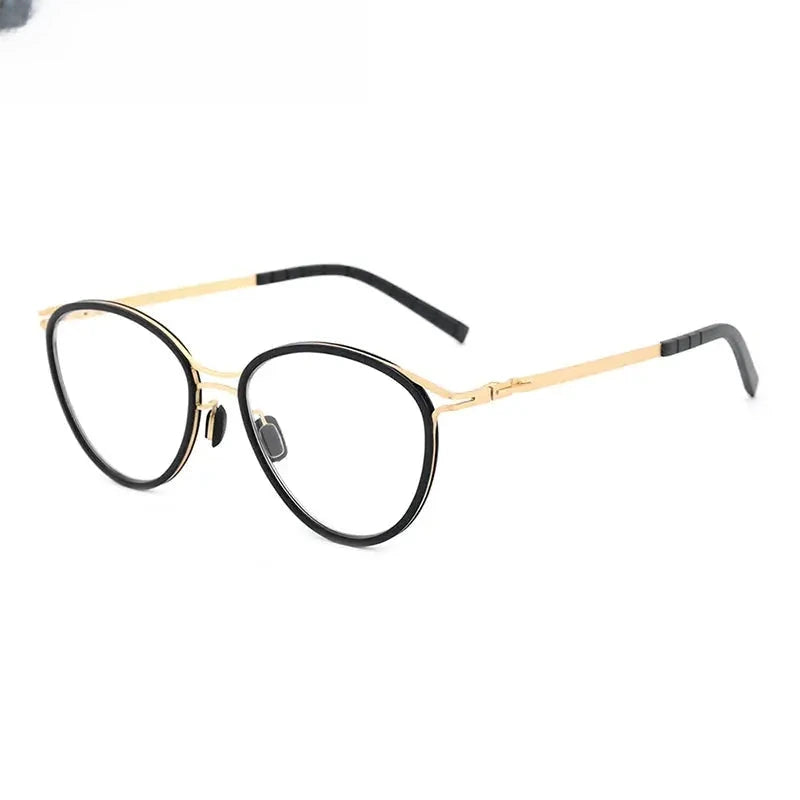 Women's Oval Full Rim Acetate Prescription Glasses 318903 — view 5 | Rx Spectacle