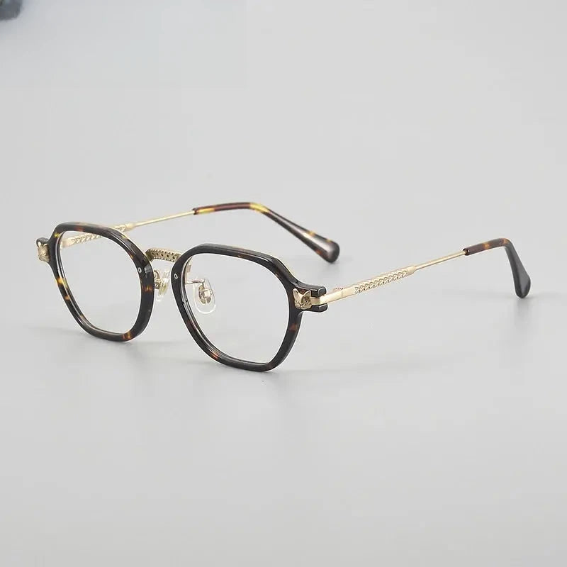 Unisex Full Rim Titanium Prescription Glasses 361009 — view 3 | Rx Spectacle