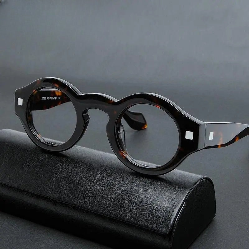 Unisex Irregular Full Rim Acetate Prescription Glasses Gxyj1007 — view 1 | Rx Spectacle