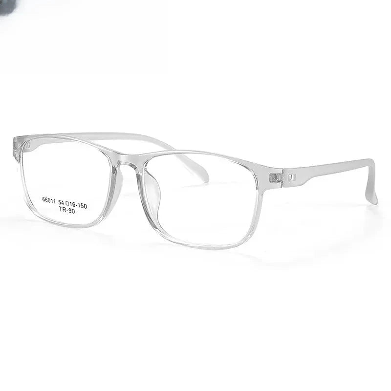 Unisex Square Full Rim Titanium Prescription Glasses 966011 — view 5 | Rx Spectacle