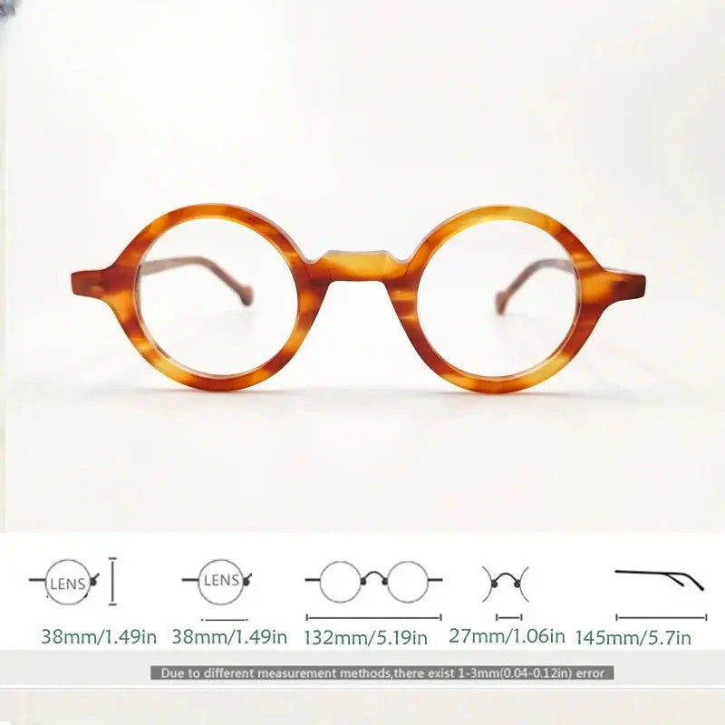 Women's Round Full Rim Acetate Reading Glasses 38132 — view 2 | Rx Spectacle