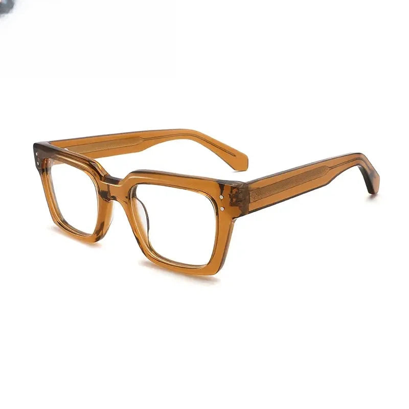 Unisex Square Full Rim Acetate Prescription Glasses Gxyj1565 — view 7 | Rx Spectacle