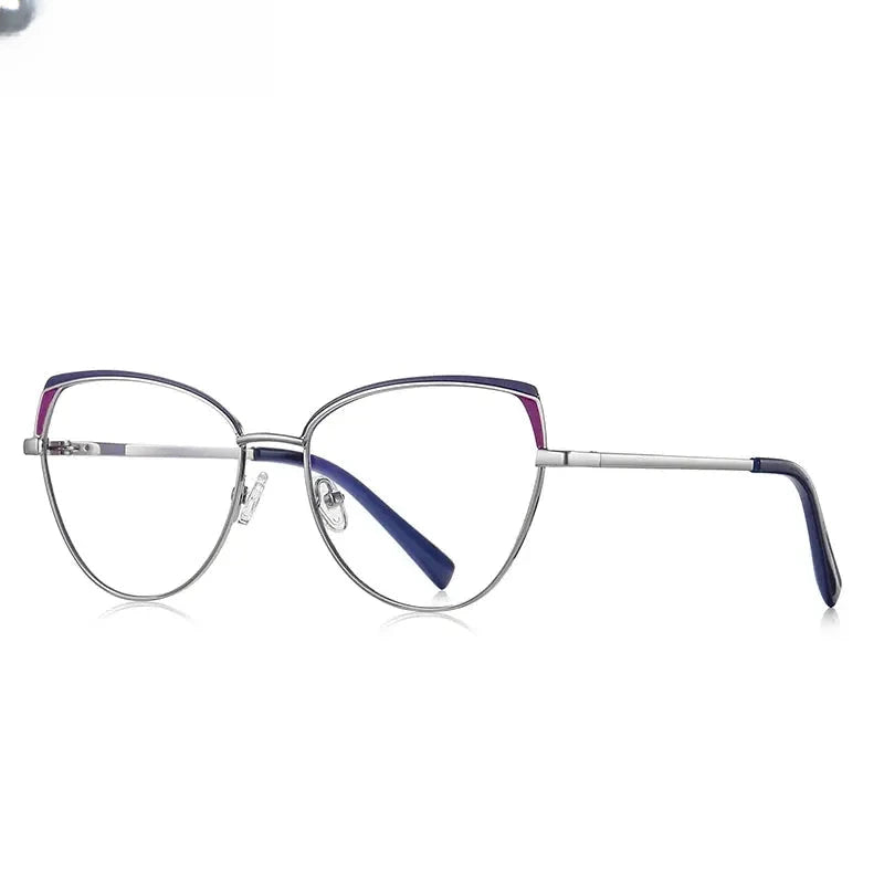 Unisex Square Full Rim Stainless Steel Reading Glasses 3105 — view 10 | Rx Spectacle